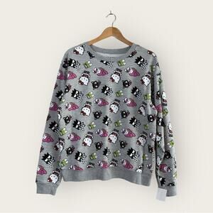 NWT | Hybrid Apparel | Sanrio Hello Kitty & Friends Sweatshirt | Gray | Large